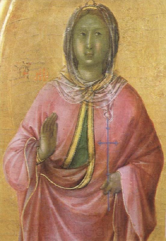 Duccio di Buoninsegna Detail of The Virgin Mary and angel predictor,Saint Germany oil painting art